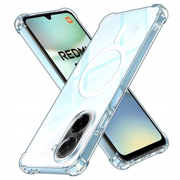 Husa MagSafe pentru Xiaomi Redmi A5 4G (Standard), Techsuit, Shockproof, Transparenta