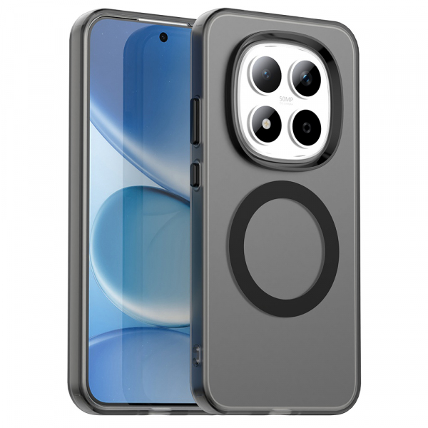 Husa MagSafe pentru Xiaomi Redmi Note 15 Pro 5G, Techsuit, CandyCase, Neagra