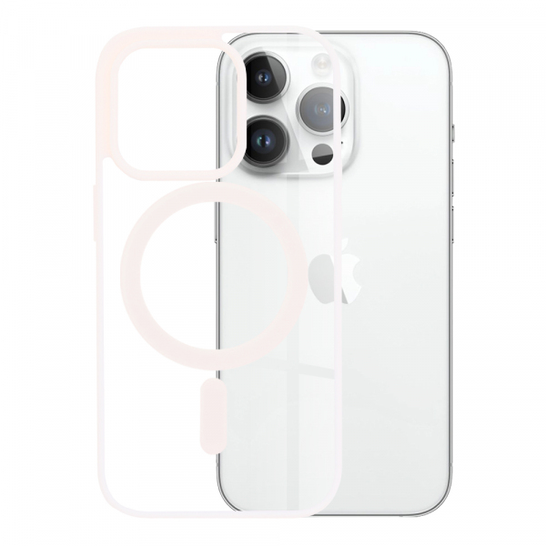 Husa MagSafe pentru Apple iPhone 14 Pro, Techsuit, Pro, Roz