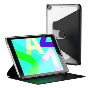 Husa pentru Apple iPad 10.2 (2021) / 10.2 (2020) / 10.2 (2019), Techsuit, Crystal Vision, Neagra