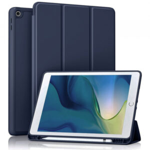 Husa pentru Apple iPad 10.2 (2021) / 10.2 (2020) / 10.2 (2019), Techsuit, Flex Trifold, Bleumarin