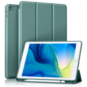 Husa pentru Apple iPad 10.2 (2021) / 10.2 (2020) / 10.2 (2019), Techsuit, Flex Trifold, Verde