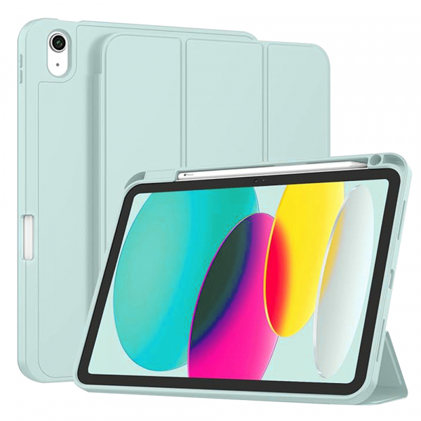 Husa pentru Apple iPad (2025) / (2022), Techsuit, Flex Trifold, Bleu