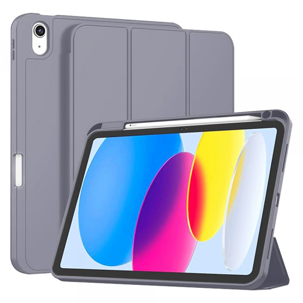 Husa pentru Apple iPad (2025) / (2022), Techsuit, Flex Trifold, Mov