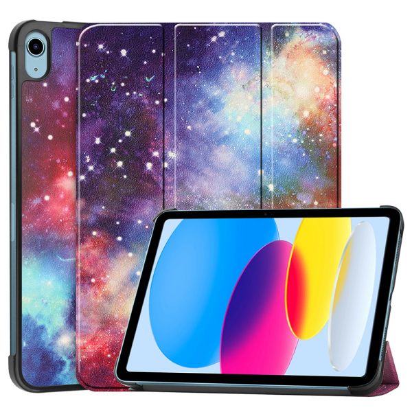 Husa pentru Apple iPad (2025) / (2022), Techsuit, FoldPro Galaxy, Multicolor