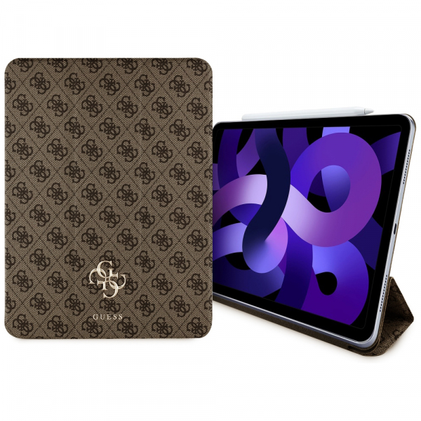 Husa pentru Apple iPad Air 11 (2026) / iPad Air 11 (2025) / Air 11 (2024), Guess, 4G Big Logo, Maro