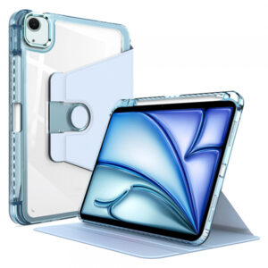 Husa pentru Apple iPad Air 11 (2026) / iPad Air 11 (2025) / Air 11 (2024), Techsuit, Crystal Vision, Bleu