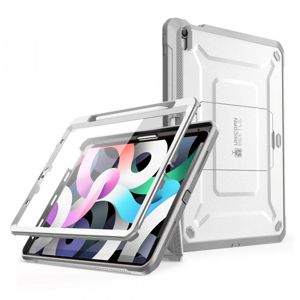 Husa pentru Apple iPad Air 13 (2026) / Air 13 (2025) / Air 13 (2024), Supcase, Unicorn Beetle Pro, Alba