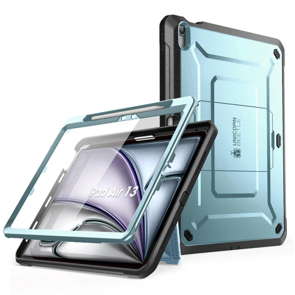 Husa pentru Apple iPad Air 13 (2026) / Air 13 (2025) / Air 13 (2024), Supcase, Unicorn Beetle Pro, Bleu