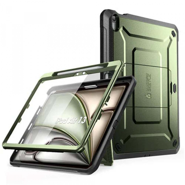 Husa pentru Apple iPad Air 13 (2026) / Air 13 (2025) / Air 13 (2024), Supcase, Unicorn Beetle Pro, Verde