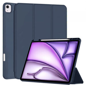 Husa pentru Apple iPad Air 13 (2026) / Air 13 (2025) / Air 13 (2024), Techsuit, Flex Trifold, Bleumarin