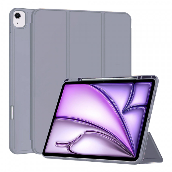 Husa pentru Apple iPad Air 13 (2026) / Air 13 (2025) / Air 13 (2024), Techsuit, Flex Trifold, Mov