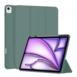 Husa pentru Apple iPad Air 13 (2026) / Air 13 (2025) / Air 13 (2024), Techsuit, Flex Trifold, Verde