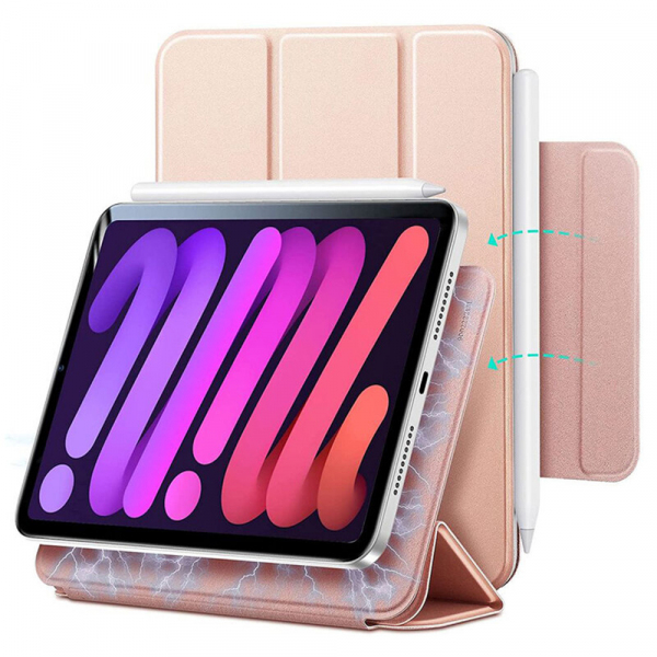 Husa pentru Apple iPad mini (2024) / mini (2021), ESR, Rebound, Roz Aurie