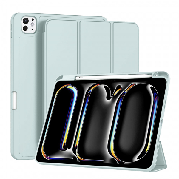 Husa pentru Apple iPad Pro 11 (2024), Techsuit, Flex Trifold, Bleu