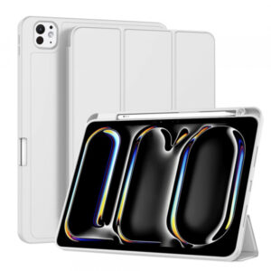 Husa pentru Apple iPad Pro 11 (2024), Techsuit, Flex Trifold, Gri