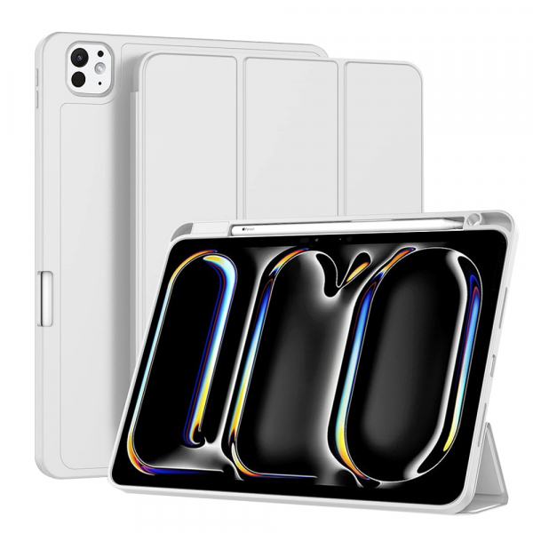 Husa pentru Apple iPad Pro 11 (2024), Techsuit, Flex Trifold, Gri