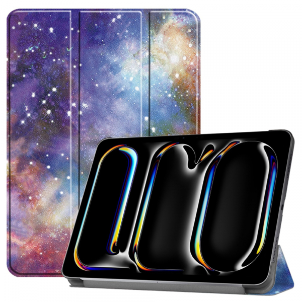 Husa pentru Apple iPad Pro 11 (2024), Techsuit, FoldPro Galaxy, Multicolor