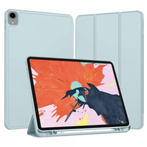 Husa pentru Apple iPad Pro 12.9 (2022) / Pro 12.9 (2021) / Pro 12.9 (2020) / Pro 12.9 (2018), Techsuit, Flex Trifold, Bleu