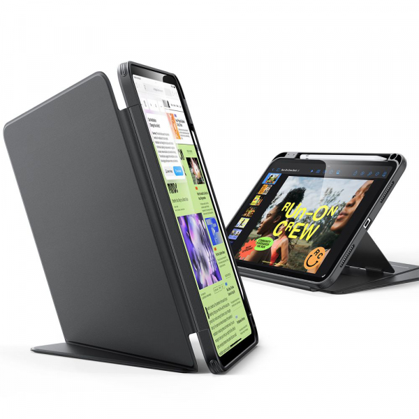 Husa pentru Apple iPad Pro 13 (2024), ESR, Flip Hybrid with Pencil Holder, Neagra