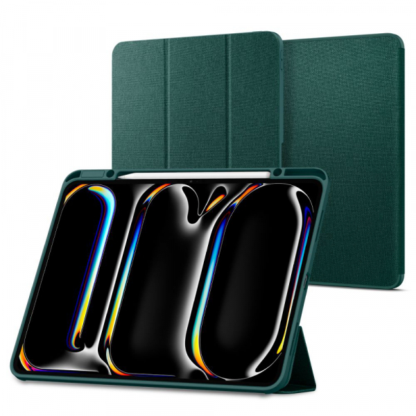 Husa pentru Apple iPad Pro 13 (2024), Spigen, Urban Fit, Verde ACS07763
