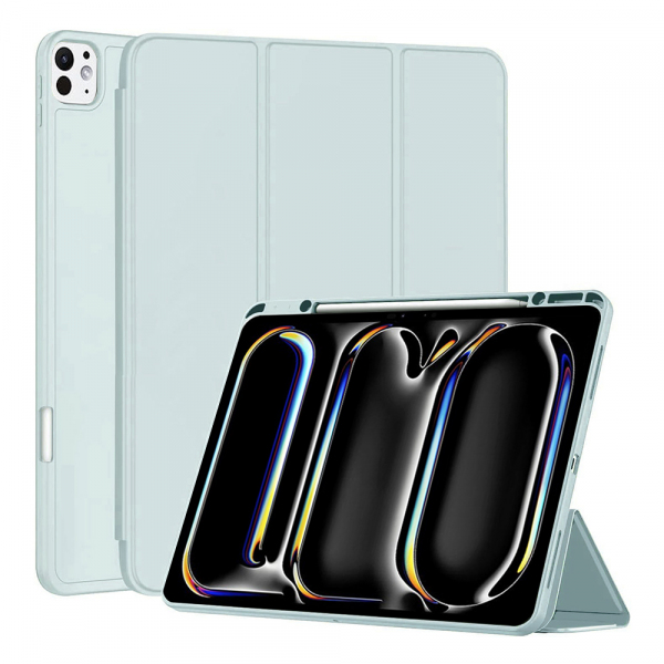 Husa pentru Apple iPad Pro 13 (2024), Techsuit, Flex Trifold, Bleu