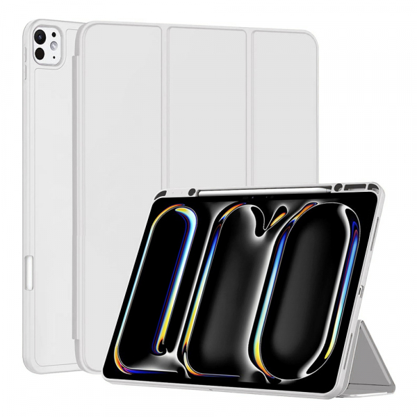 Husa pentru Apple iPad Pro 13 (2024), Techsuit, Flex Trifold, Gri