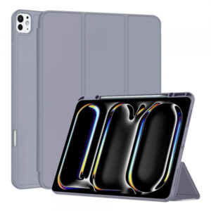 Husa pentru Apple iPad Pro 13 (2024), Techsuit, Flex Trifold, Mov