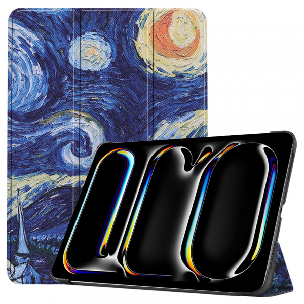 Husa pentru Apple iPad Pro 13 (2024), Techsuit, FoldPro Starry Night, Multicolor