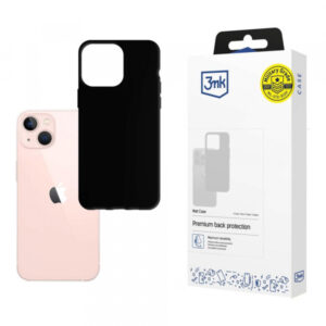 Husa pentru Apple iPhone 14, 3MK, Neagra Mata