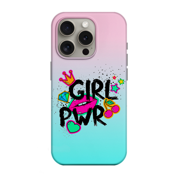 Husa pentru Apple iPhone 16 Pro, Perfect Case, LOVE-Splash Girl Power, Multicolor