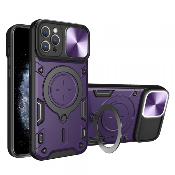 Husa pentru Apple iPhone 11 Pro Max, Techsuit, CamGuard Pro, Mov