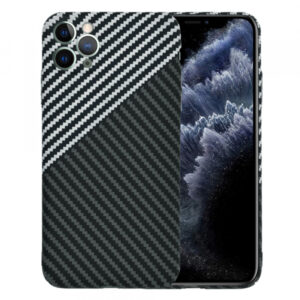 Husa pentru Apple iPhone 11 Pro Max, Techsuit, Carbonite FiberShell, Neagra Gri