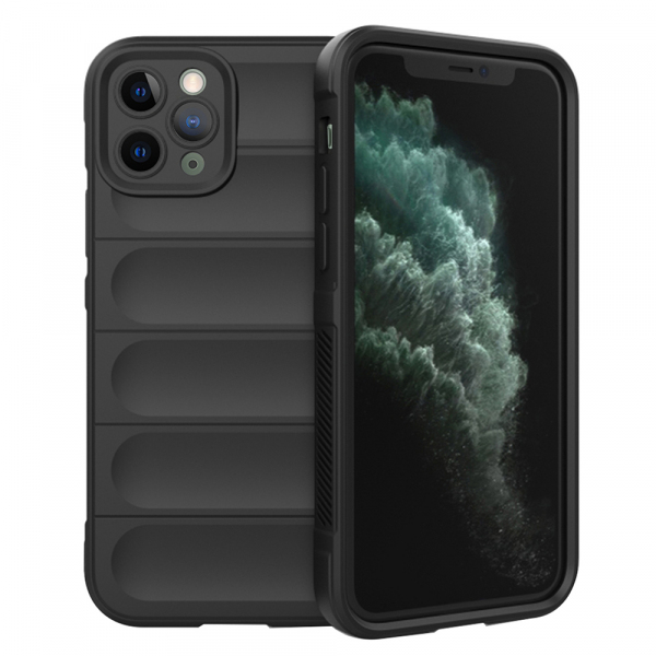 Husa pentru Apple iPhone 11 Pro Max, Techsuit, Magic Shield, Neagra