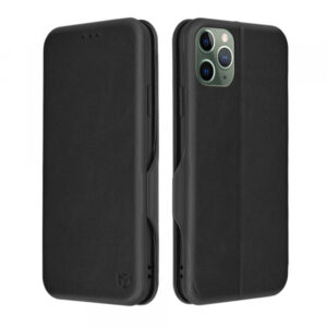Husa pentru Apple iPhone 11 Pro Max, Techsuit, Safe Wallet Plus, Neagra