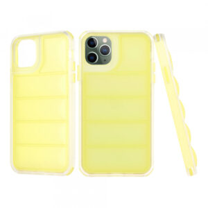 Husa pentru Apple iPhone 11 Pro Max, Techsuit, Wave Shield, Galbena