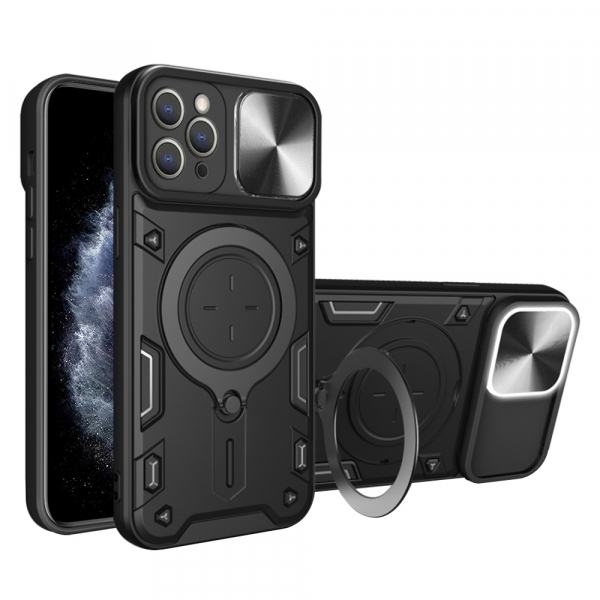 Husa pentru Apple iPhone 11 Pro, Techsuit, CamGuard Pro, Neagra