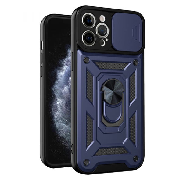 Husa pentru Apple iPhone 11 Pro, Techsuit, CamShield, Albastra