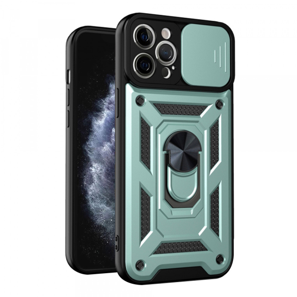 Husa pentru Apple iPhone 11 Pro, Techsuit, CamShield, Verde