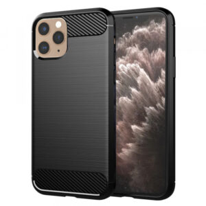Husa pentru Apple iPhone 11 Pro, Techsuit, Carbon, Neagra