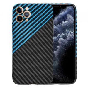 Husa pentru Apple iPhone 11 Pro, Techsuit, Carbonite FiberShell, Neagra Bleu