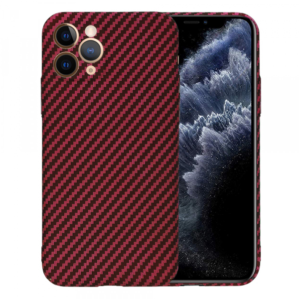 Husa pentru Apple iPhone 11 Pro, Techsuit, Carbonite FiberShell, Rosie