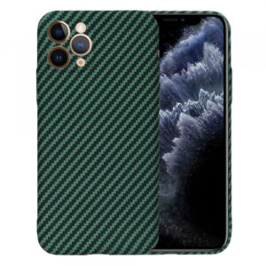 Husa pentru Apple iPhone 11 Pro, Techsuit, Carbonite FiberShell, Verde