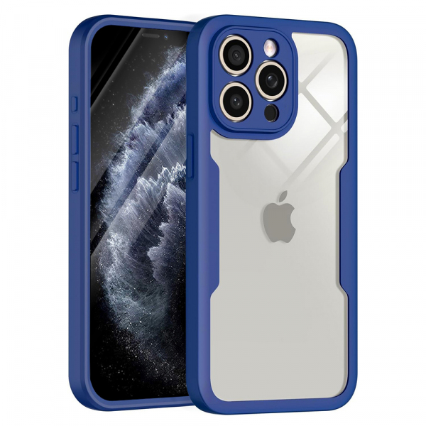 Husa pentru Apple iPhone 11 Pro, Techsuit, ColorVerse 360, Albastra