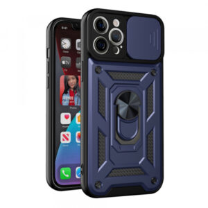 Husa pentru Apple iPhone 12 Pro Max, Techsuit, CamShield, Albastra