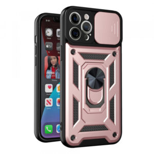 Husa pentru Apple iPhone 12 Pro Max, Techsuit, CamShield, Roz