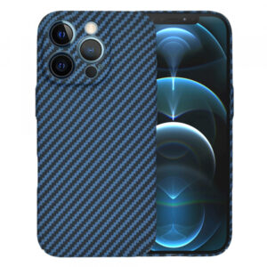 Husa pentru Apple iPhone 12 Pro Max, Techsuit, Carbonite FiberShell, Turcoaz