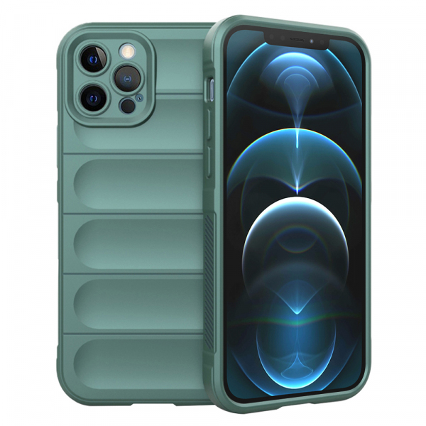 Husa pentru Apple iPhone 12 Pro Max, Techsuit, Magic Shield, Verde