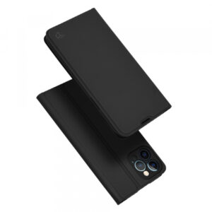 Husa pentru Apple iPhone 12 Pro Max, Techsuit, Magskin Book, Neagra