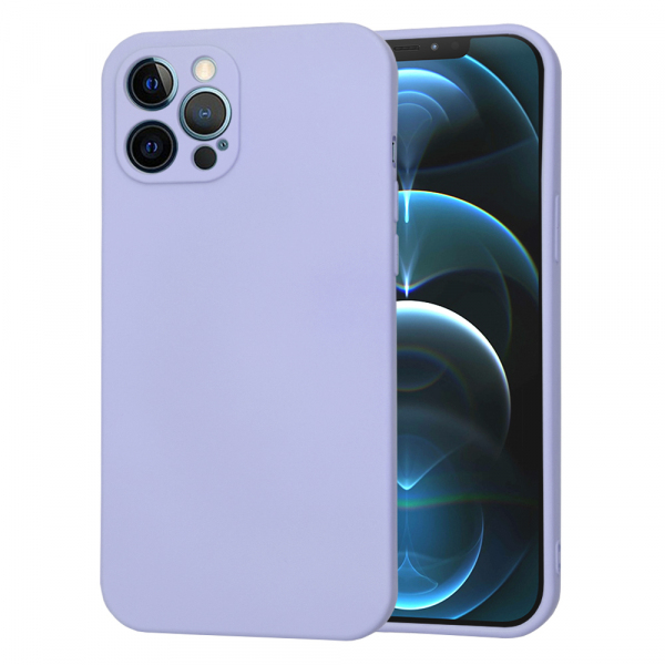 Husa pentru Apple iPhone 12 Pro Max, Techsuit, SoftFlex, Mov Deschis